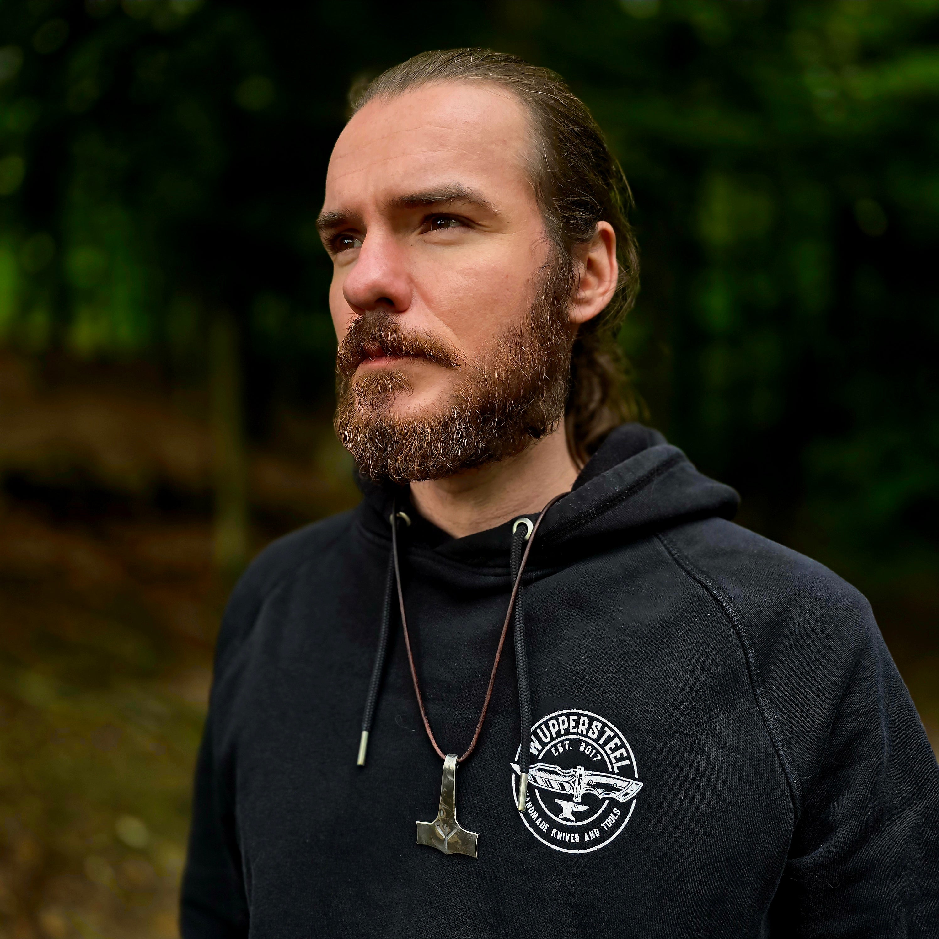 Handgeschmiedter Thorshammer VIGR mit Runengravur