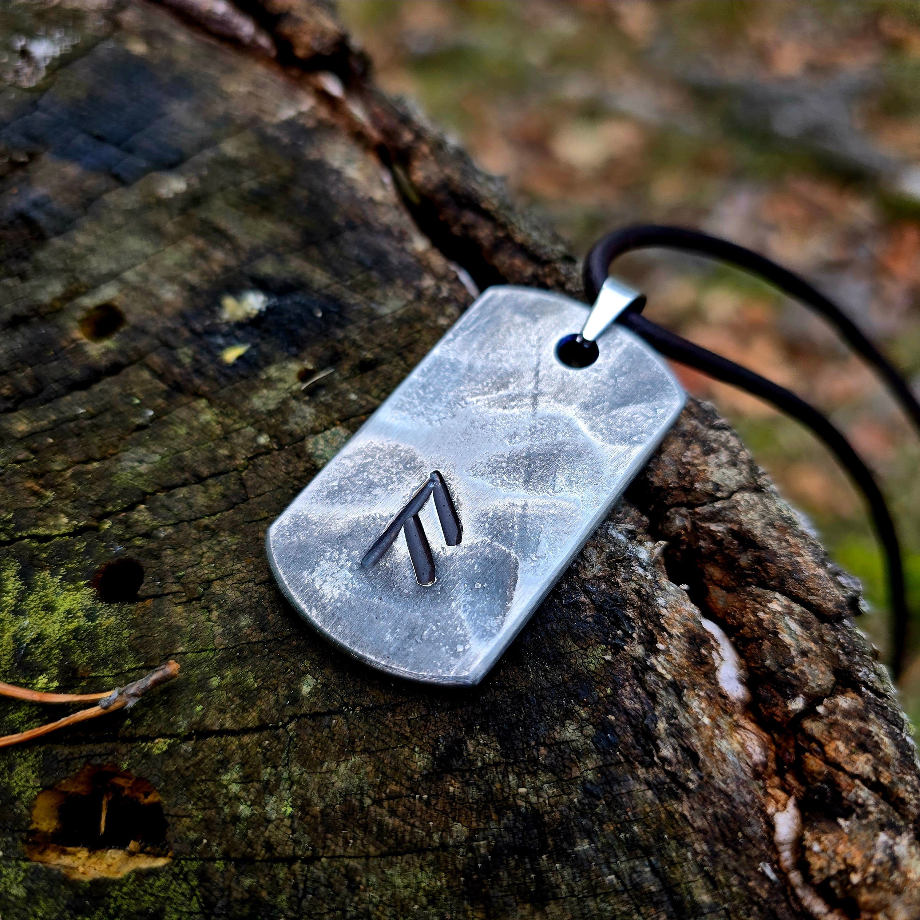 Handgeschmiedetes Dogtag EINAR
