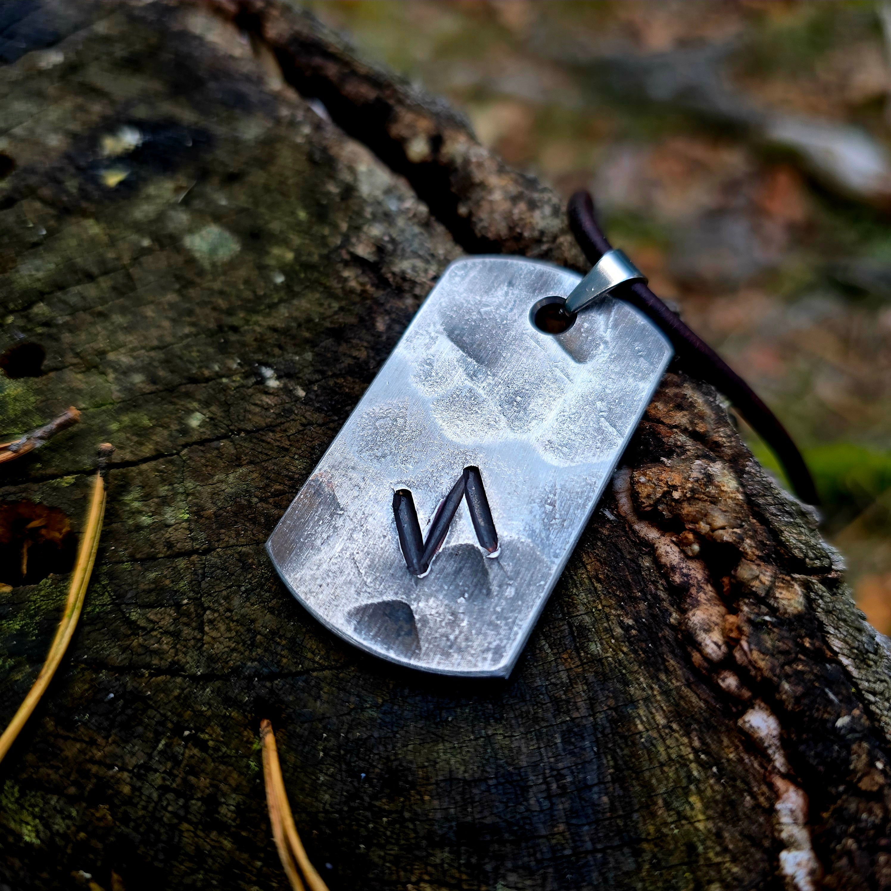 Handgeschmiedetes Dogtag EINAR