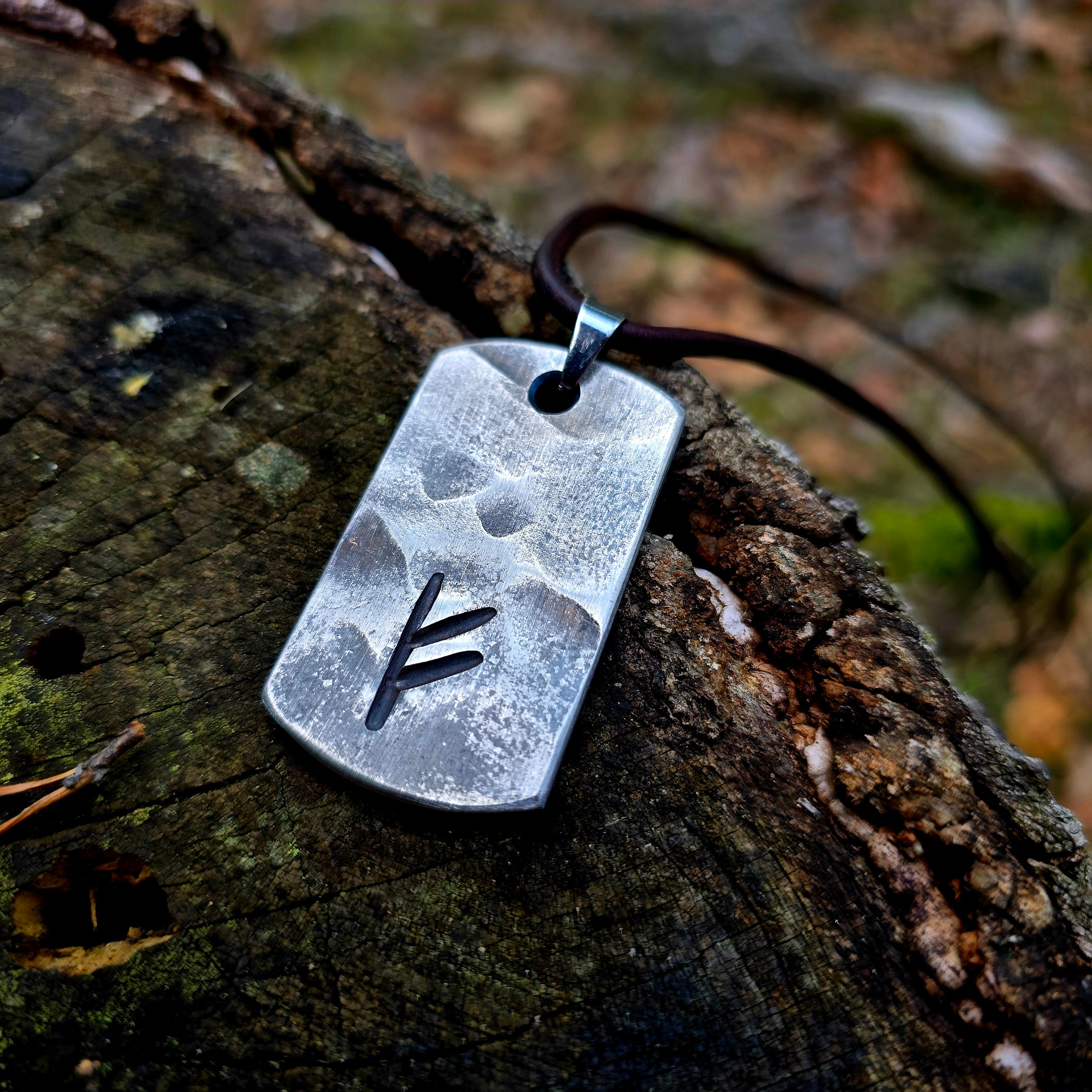 Handgeschmiedetes Dogtag EINAR