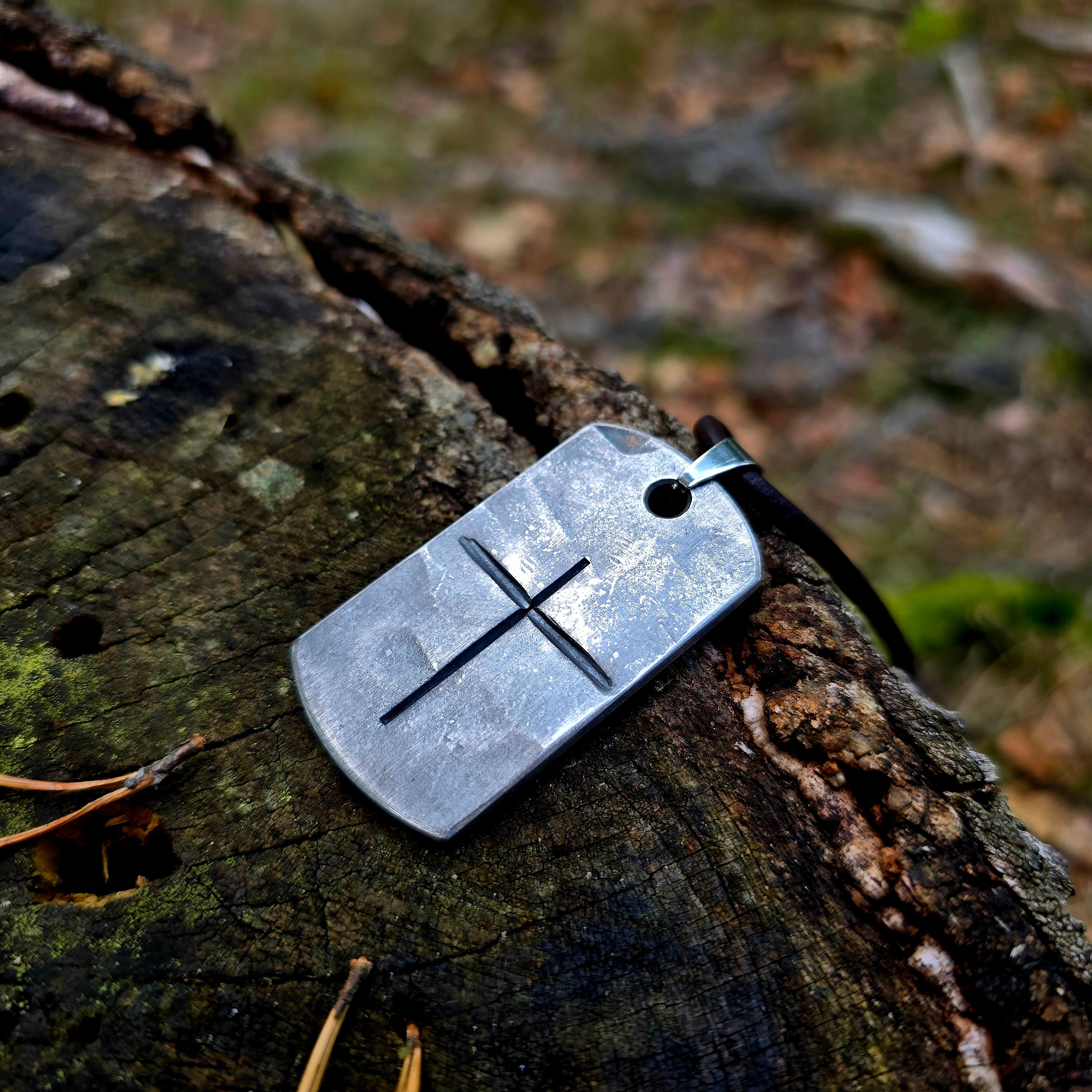 Handgeschmiedetes Dogtag EINAR
