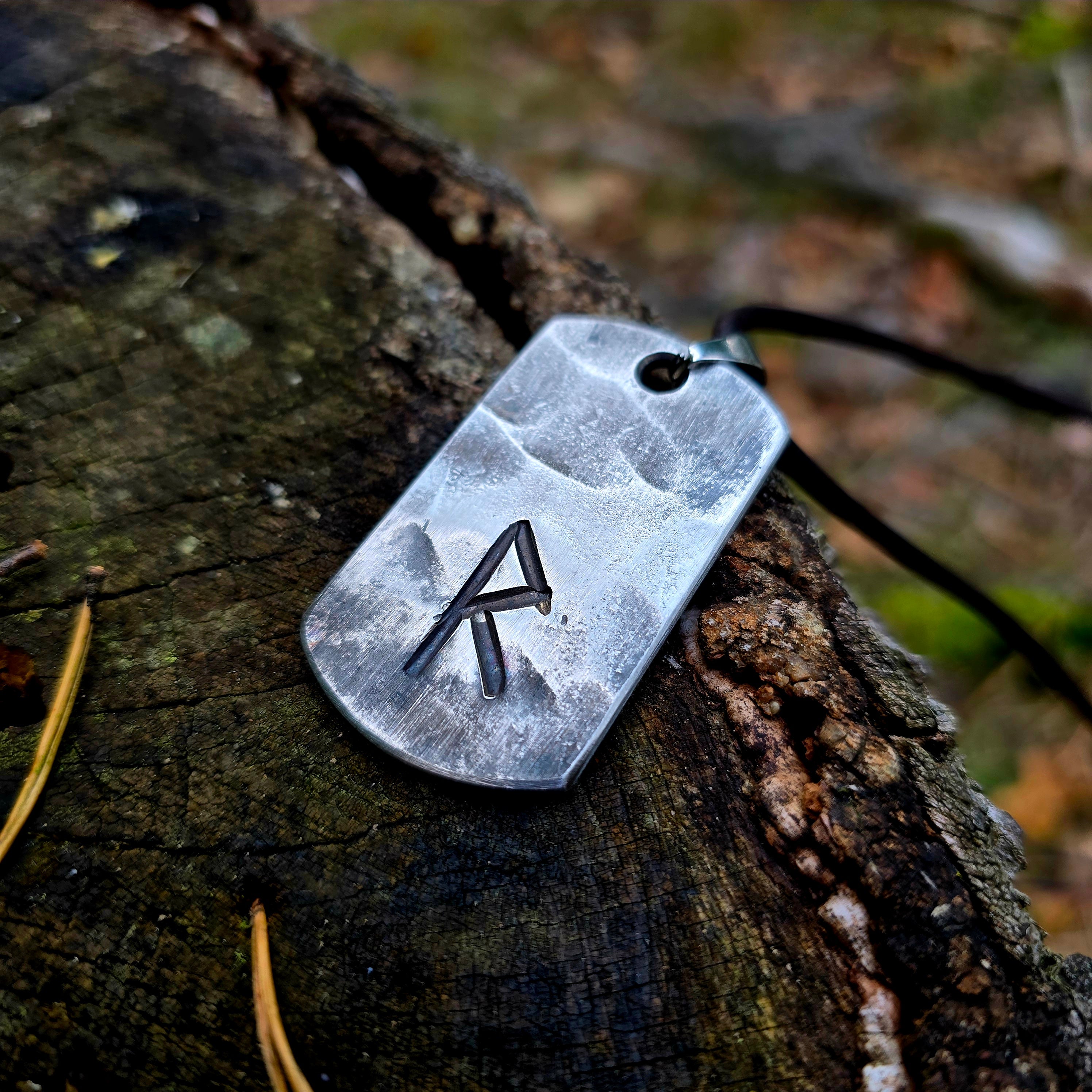 Handgeschmiedetes Dogtag EINAR