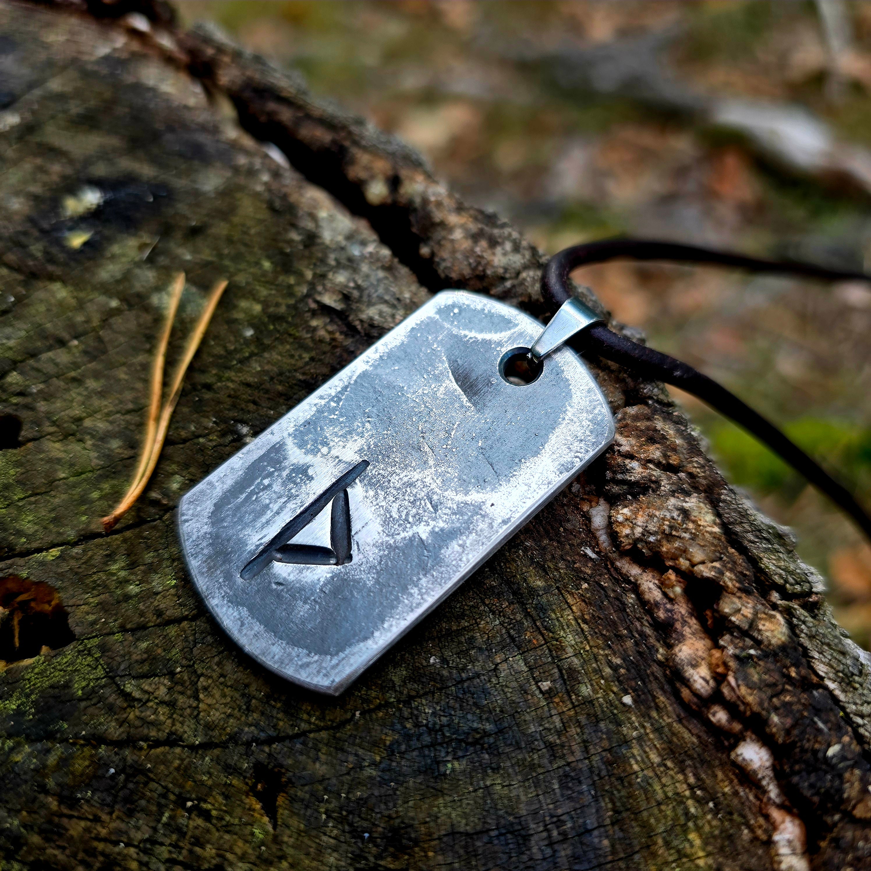Handgeschmiedetes Dogtag EINAR