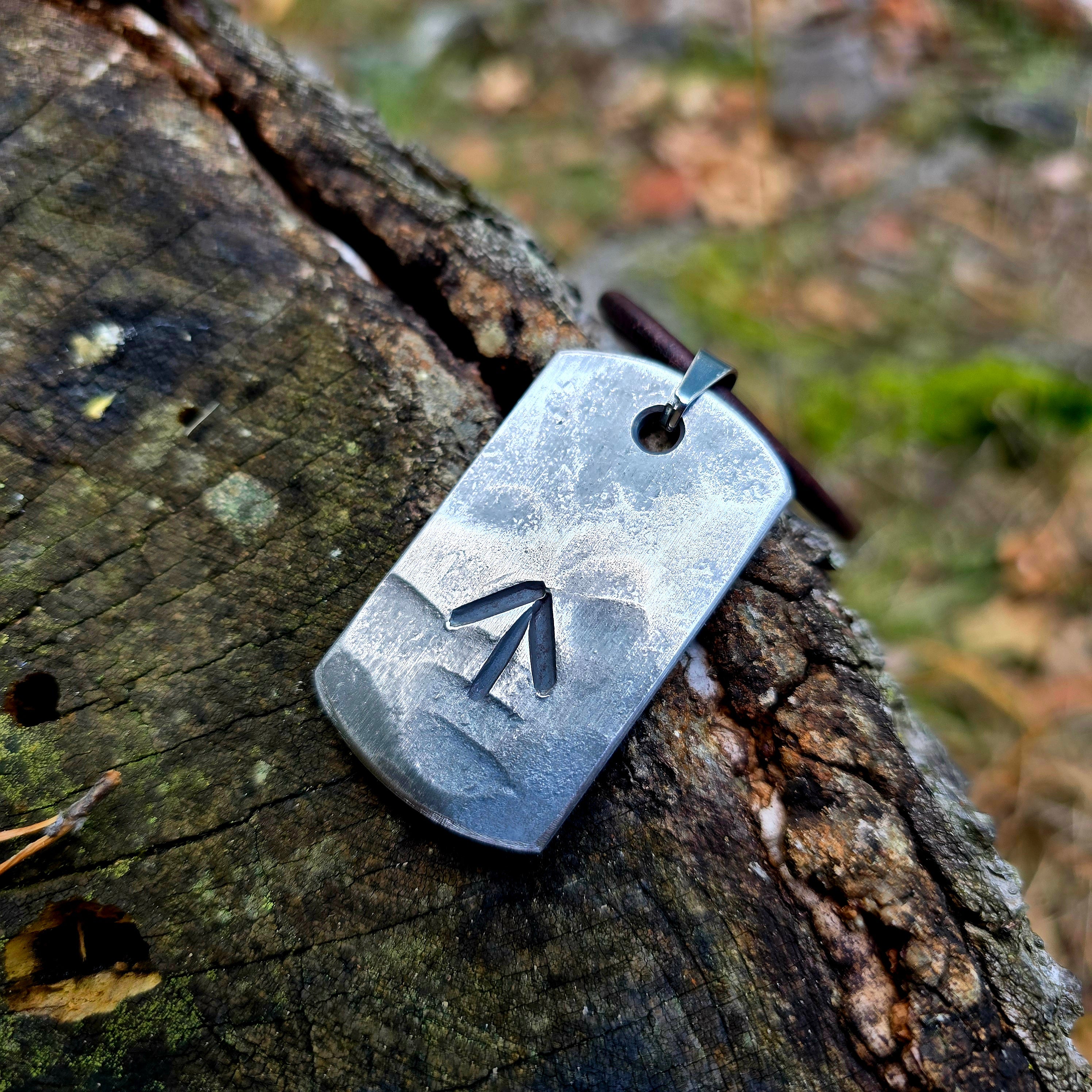 Handgeschmiedetes Dogtag EINAR
