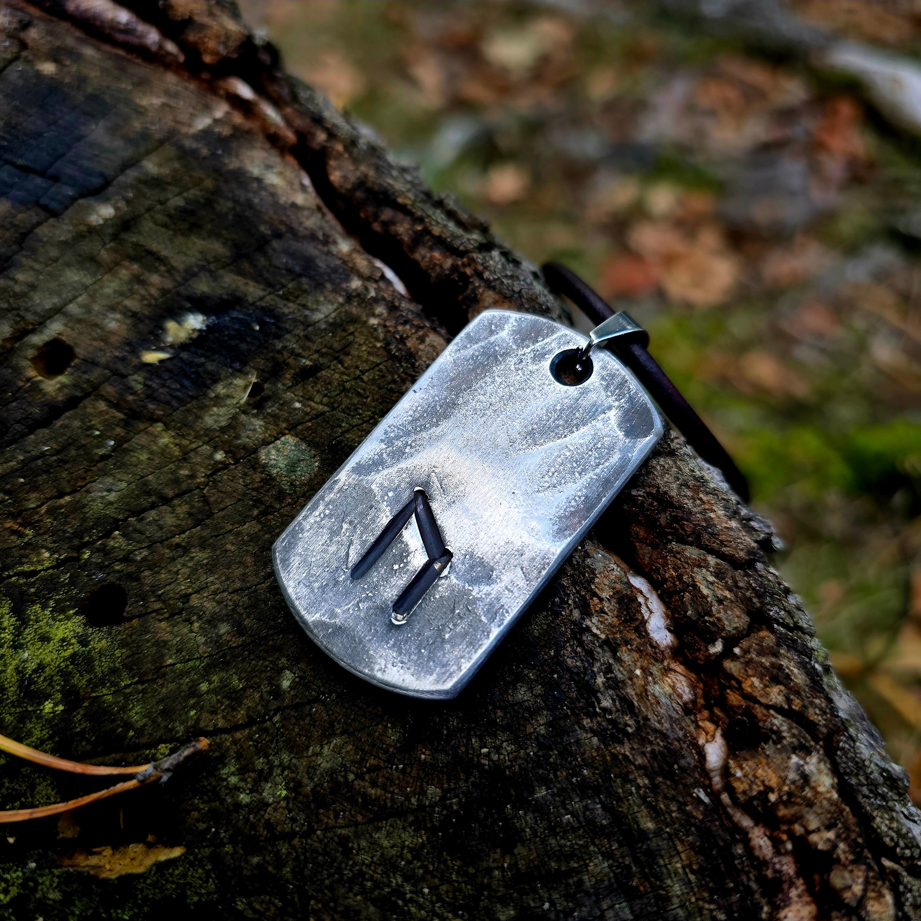 Handgeschmiedetes Dogtag EINAR